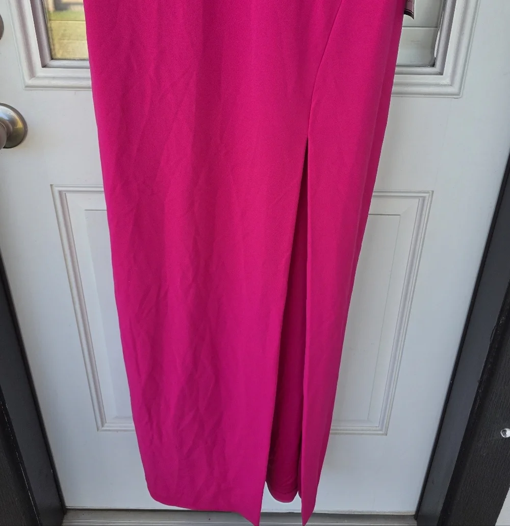 $275 Adrianna Papell Women Bead-Trim Sweetheart-Neck Sleeveless Gown Sz 12 Party - Picture 7 of 14
